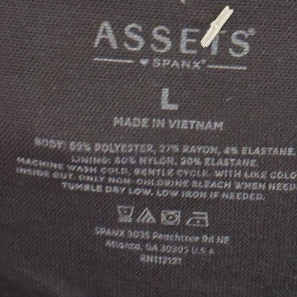 Assets By Spanx Womens Olive Green High-Waisted Leggings Sz L - Picture 4 of 12